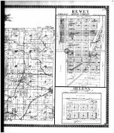 Dodgeville Township - North, Rewey, Helena - Right, Iowa County 1915
